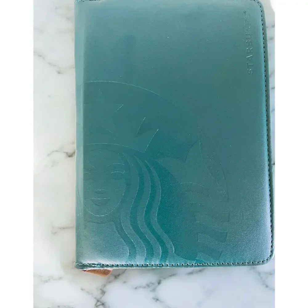 2019 Starbucks Mermaid Phillipines Green Teal Travel Organizer New Years Book